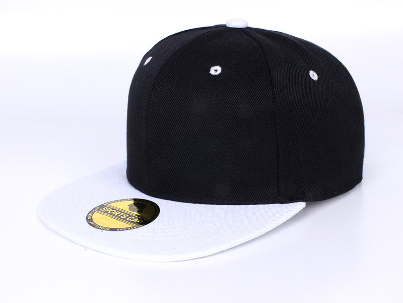 Wholesale solid color light board cap skateboard flat cap dead fly hip-hop blank baseball hat