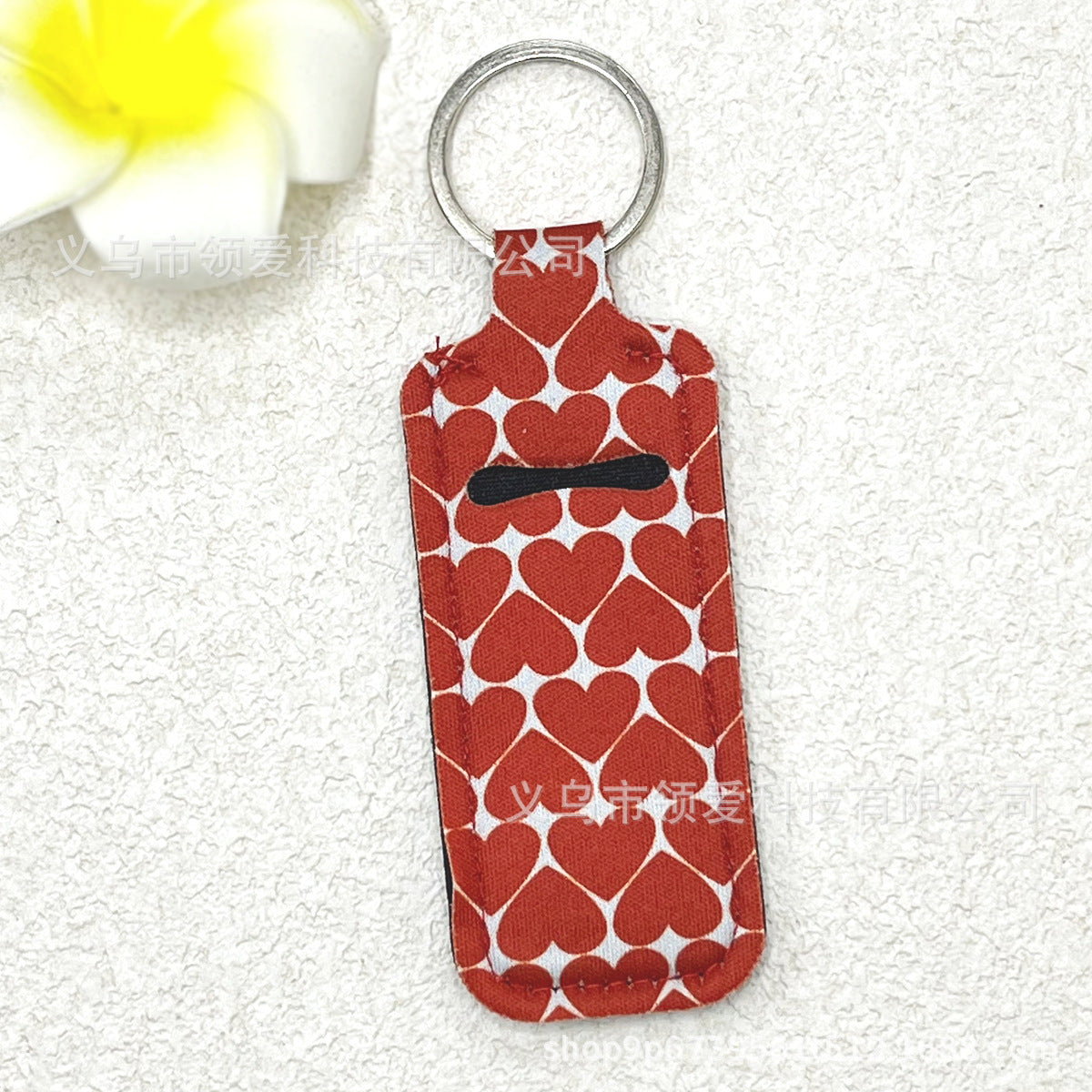 Wholesale Portable Lipstick Cover Lipstick Cover Diving Material Neoprene Keychain