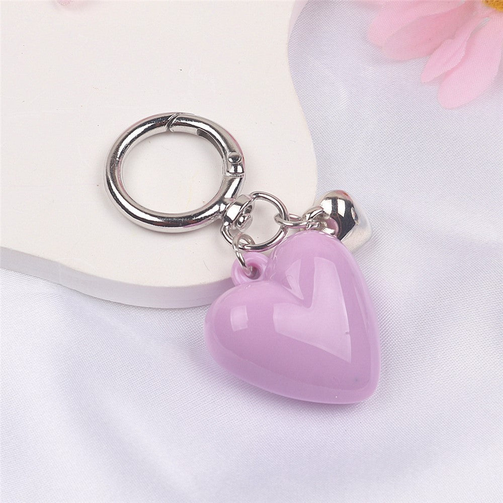 Wholesale Candy-Colored Heart KeychainMobile Phone Chain