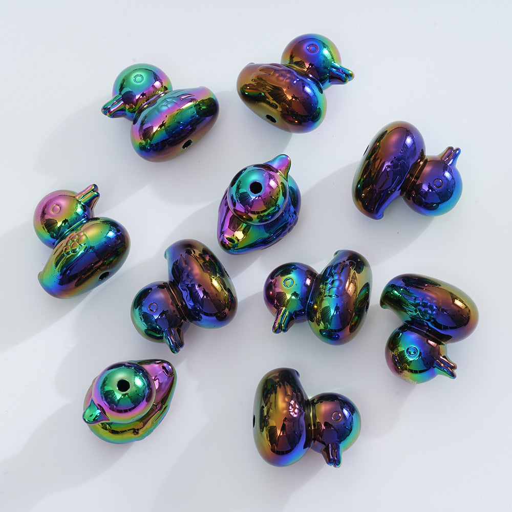 Wholesale 10pcs Duck Beads DIY Jewelry Accessories Vertical  Beads