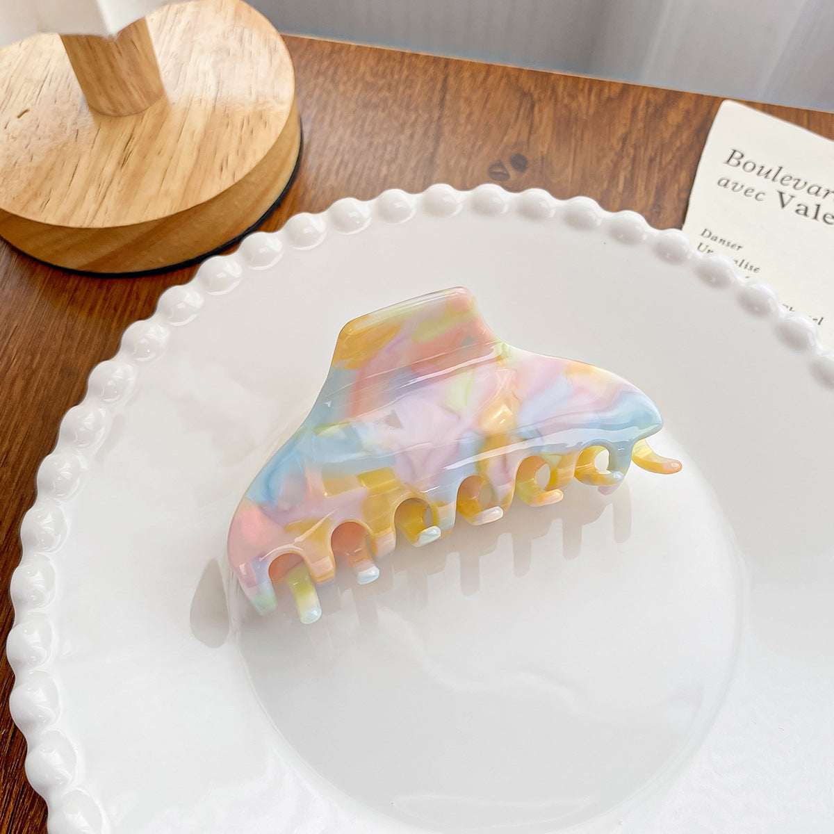 Wholesale Colorful Acetate Grippers Hair Clips