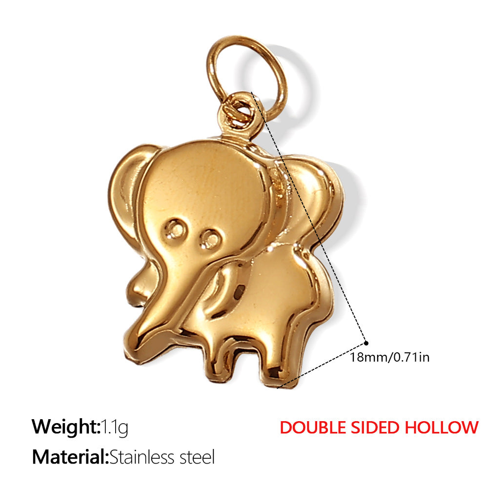 Wholesale Stainless Steel Sun Dolphin Pendant Necklace