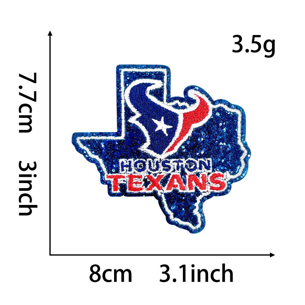 Wholesale Colorful Sports Team Series Embroidery DIY Patches  OLY Exclusive