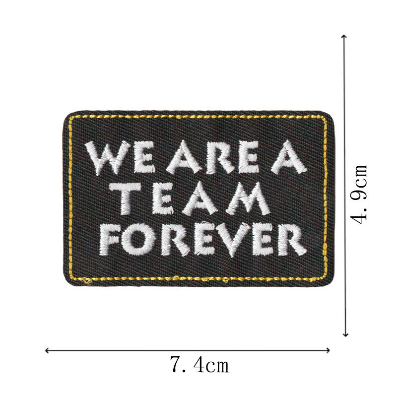 Wholesale Warrior Series English Letter Embroidered Patch