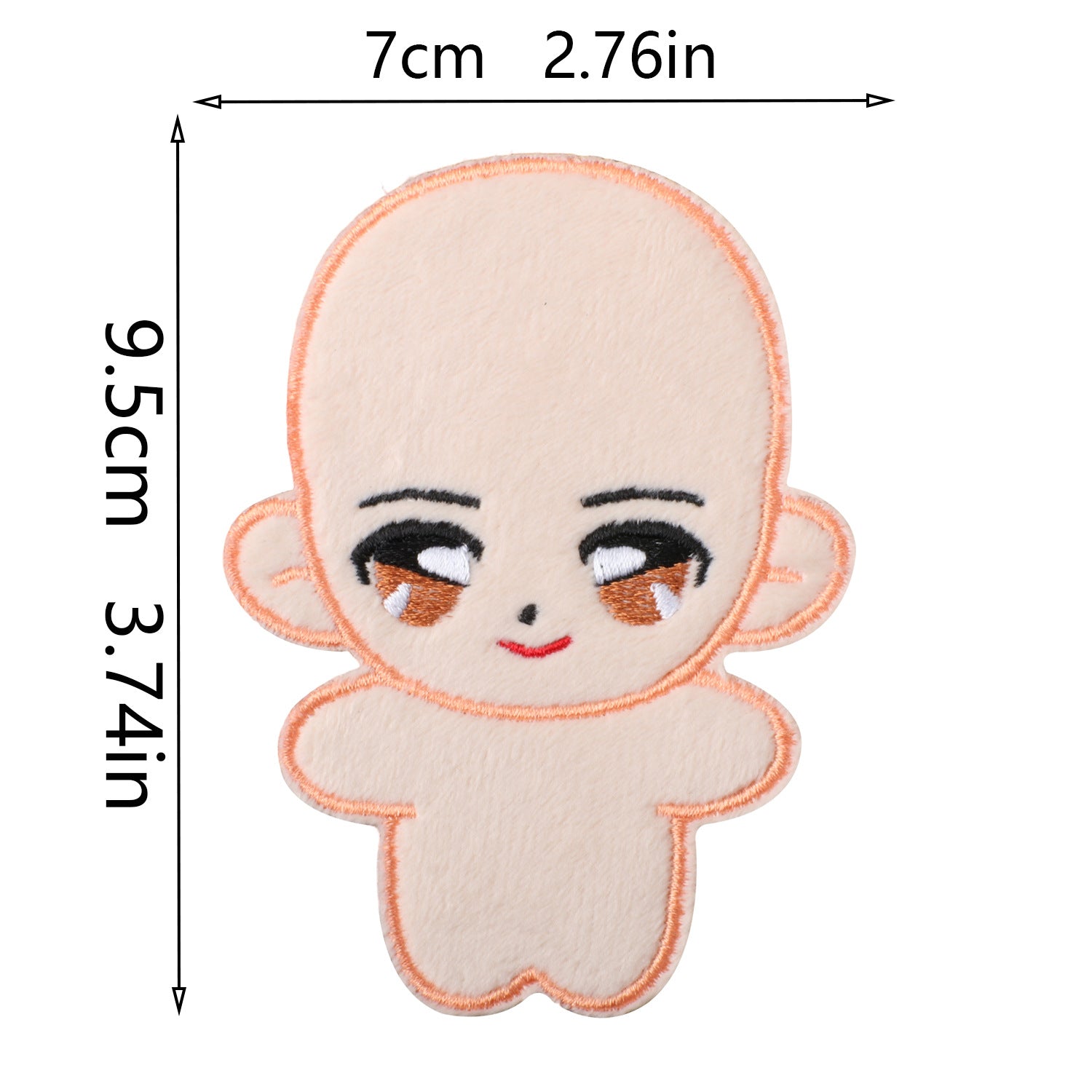 Wholesale 200 Sets Trendy Felt Doll DIY Embroidery Patch Kit For Clothing Decoration Boutique Craft Supply OLY Exclusive