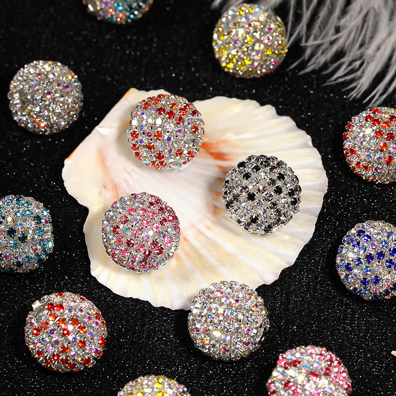 Wholesale 5PCS/PACK Colored Diamond Acrylic Beads
