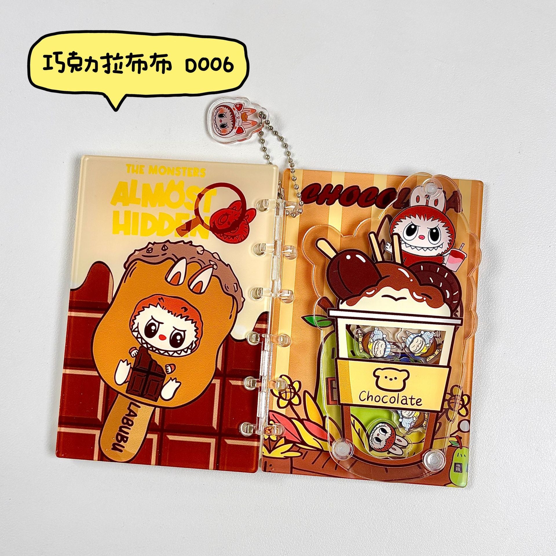 Wholesale A7 acrylic shaker notebook