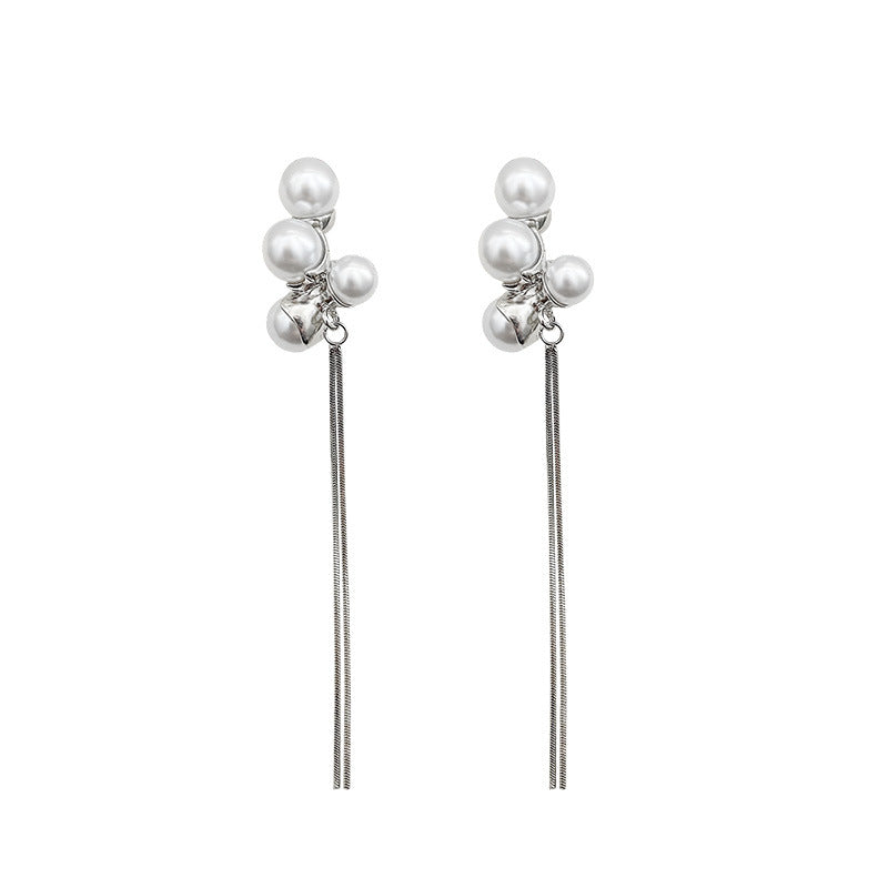 Wholesale Long Tassel Pearl Earrings