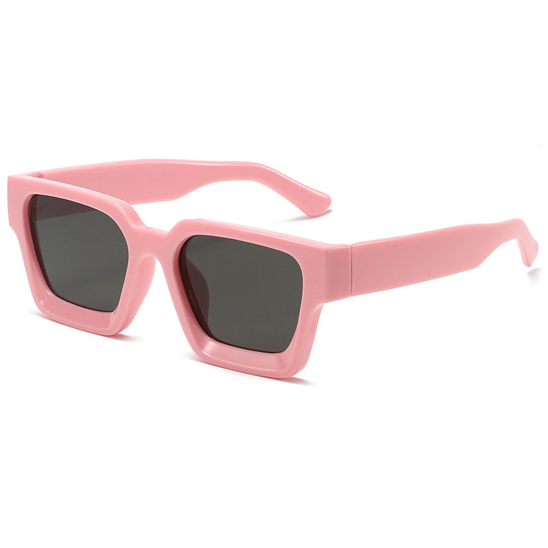 Wholesale Thick frame trendy square frame sunglasses