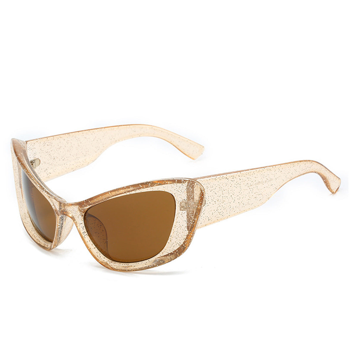 Wholesale PC Pop-up Hip-hop Cat Eye Small Frame Sunglasses