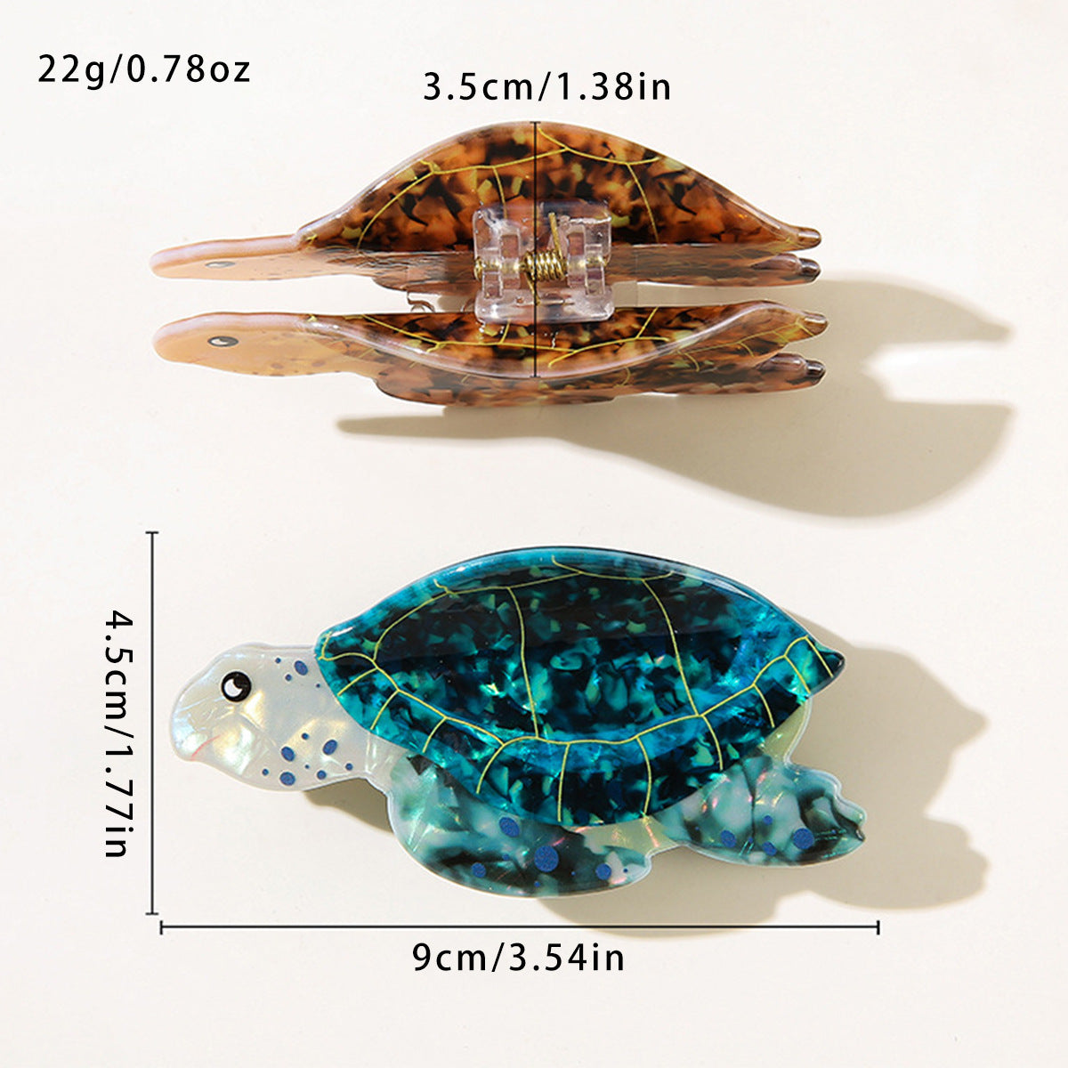 Wholesale marine animal turtle back of the head hair shark clip cute headdress