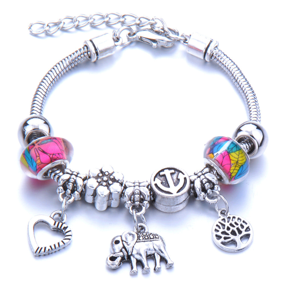 Wholesale Animal Shape Elastic Beaded Adjustable Size Bracelet