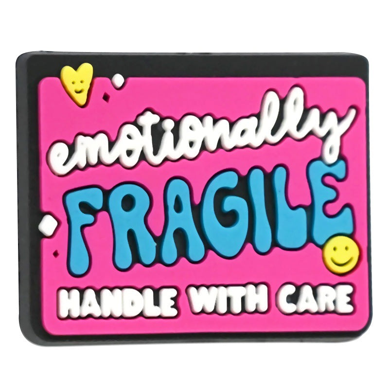 Wholesale Random 100pcs Color Inspirational Phrase Series Focal Beads