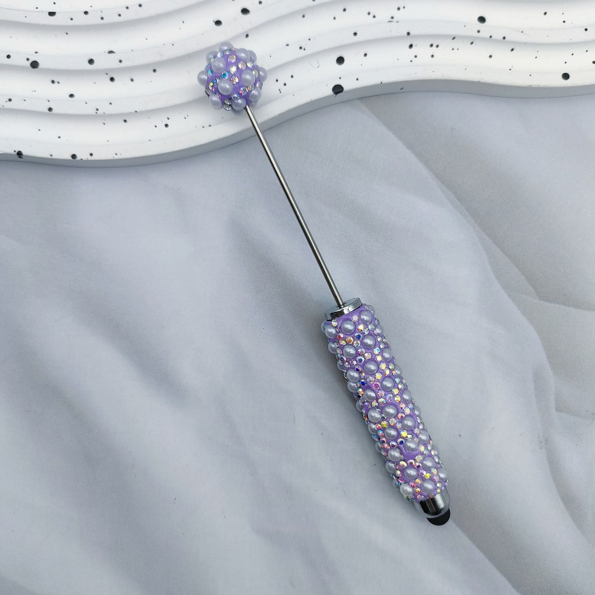 Wholesale DIY Touch Screen Pearl Full Diamond Beadable Pen