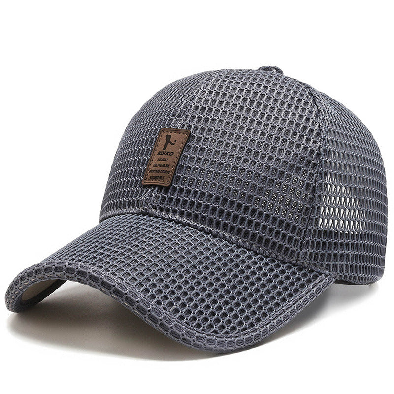 Wholesale Gauze sun visor fishing baseball mesh cap breathable duckbill cap
