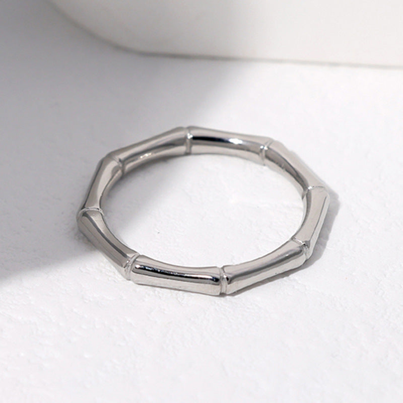 Wholesale Bamboo Stainless Steel Rings