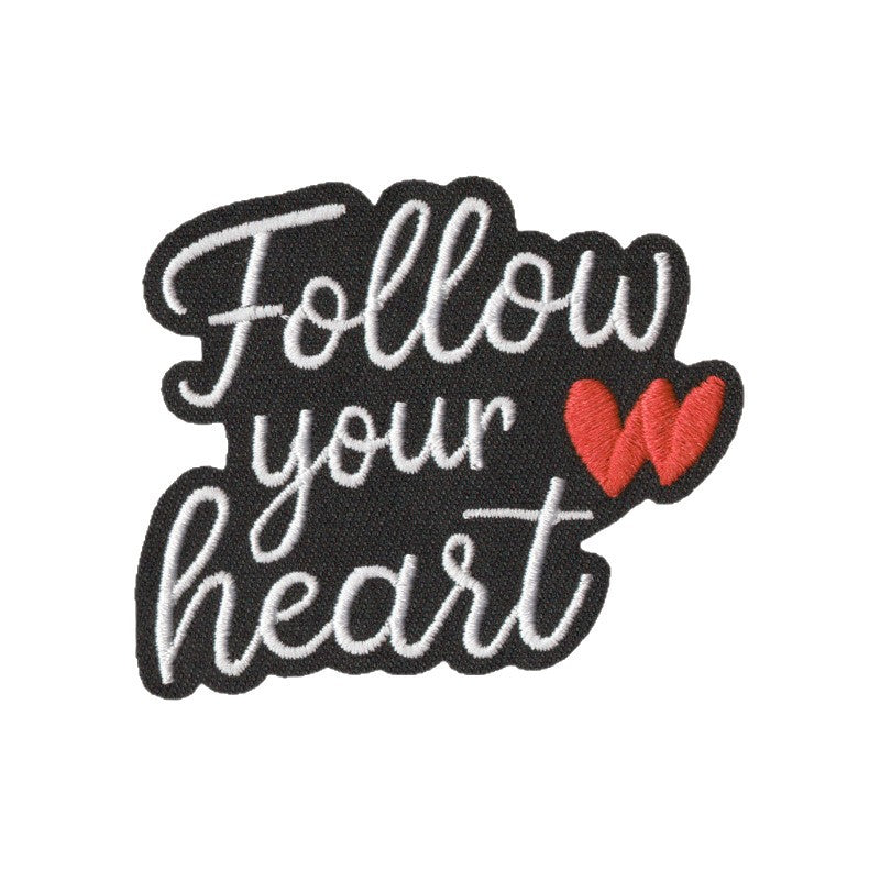 Wholesale Black And White Embroidered Letter Patches Chic DIY Craft Supply For Clothing Hats And Denim Decoration