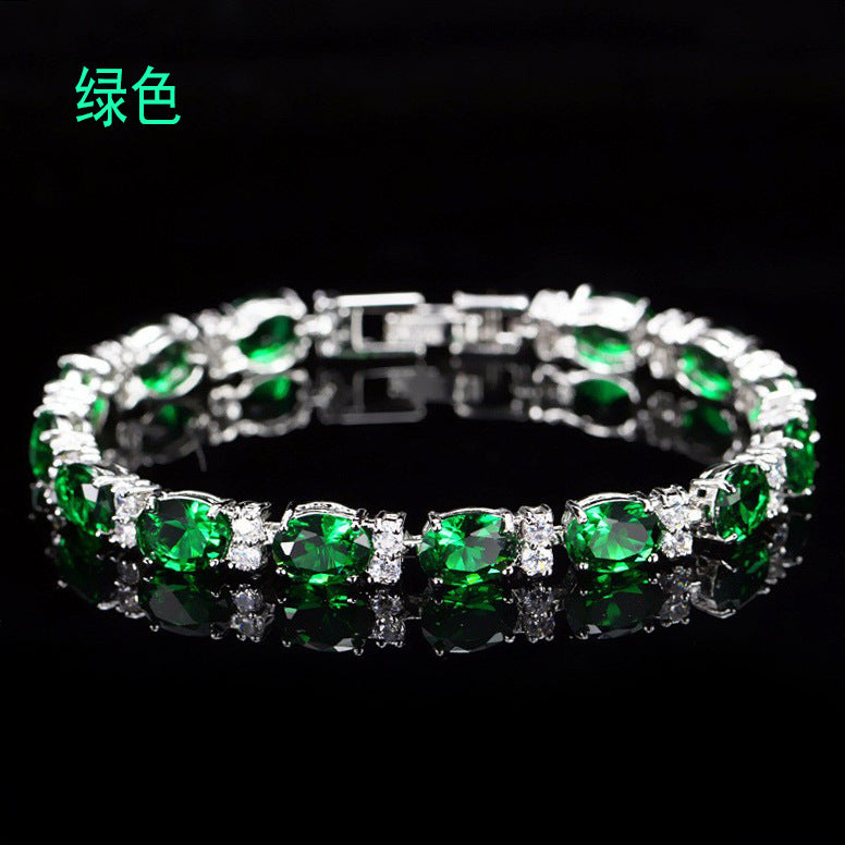 Wholesale Colored Crystal Zircon Bracelets