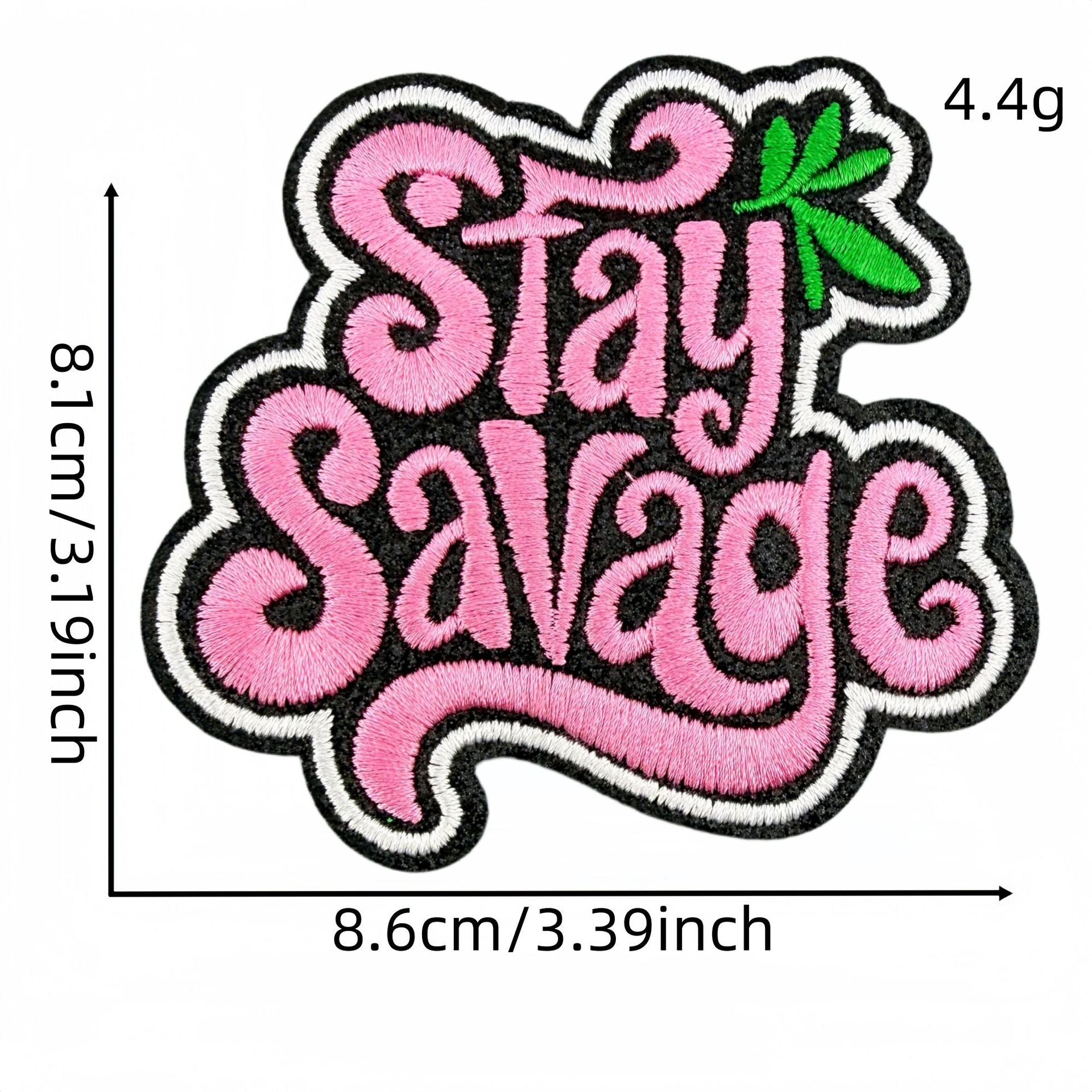 Wholesale Stylish 20 Piece Embroidered Letter Patches Leopard Print Iron On Badges For Clothing Bags DIY Craft Supply