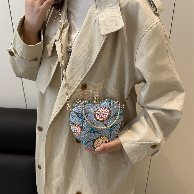 Wholesale Chain crossbody box bag evening bag