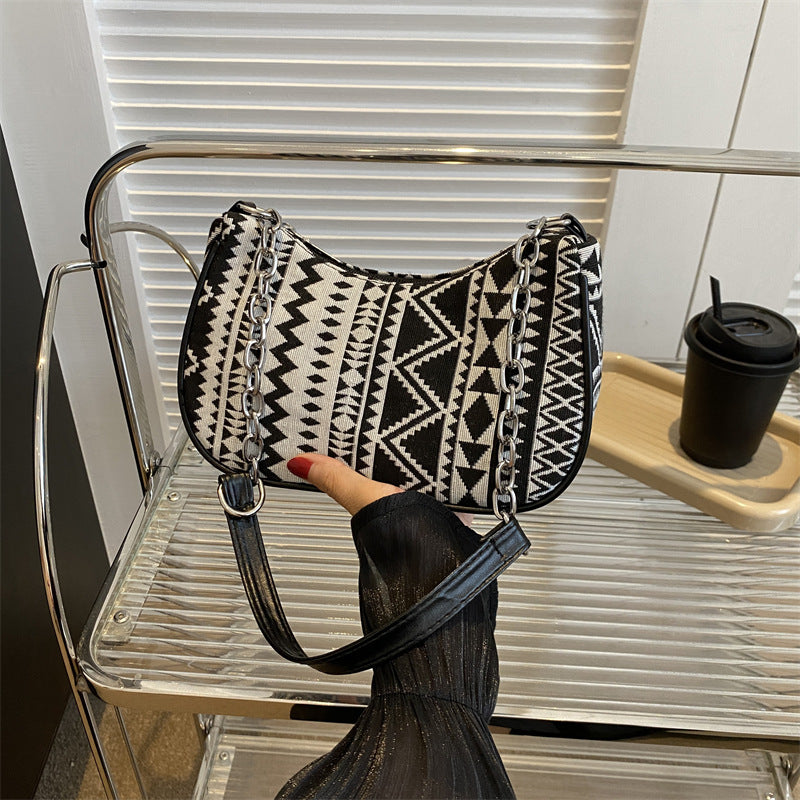 Wholesale 2023 Ethnic Style Canvas Shoulder Bag Handbag