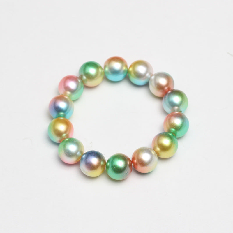 Wholesale Multicolored Pearl Children Beaded Bracelet