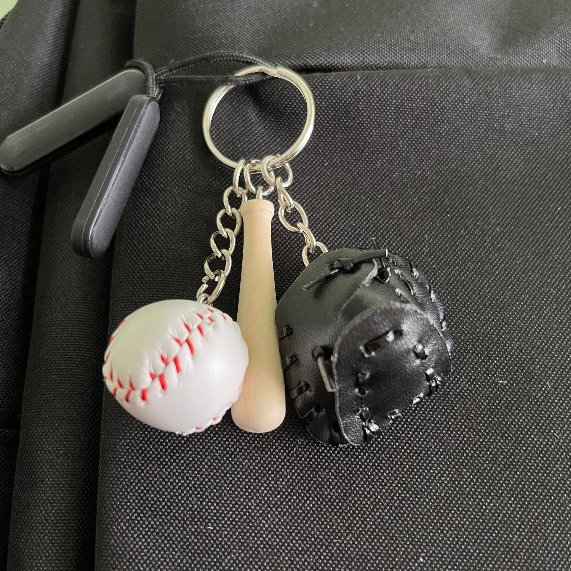 Wholesale Mini Cross-border Explosions Baseball Keychain Bag Pendant Softball Gloves Softball Baseball Pendant