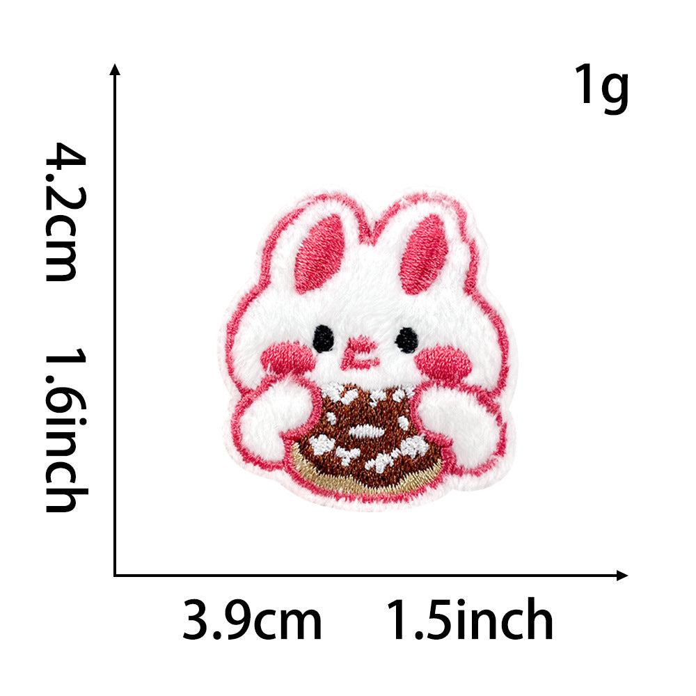Wholesale Stylish Panda Embroidered Patch Self Adhesive Applique For Coats Trendy Fashion Accessory Boutique Gift For DIY Crafting