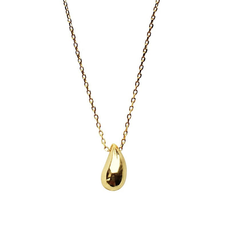 Wholesale 18K Gold Plated Water Drop Necklace Clavicle Chain
