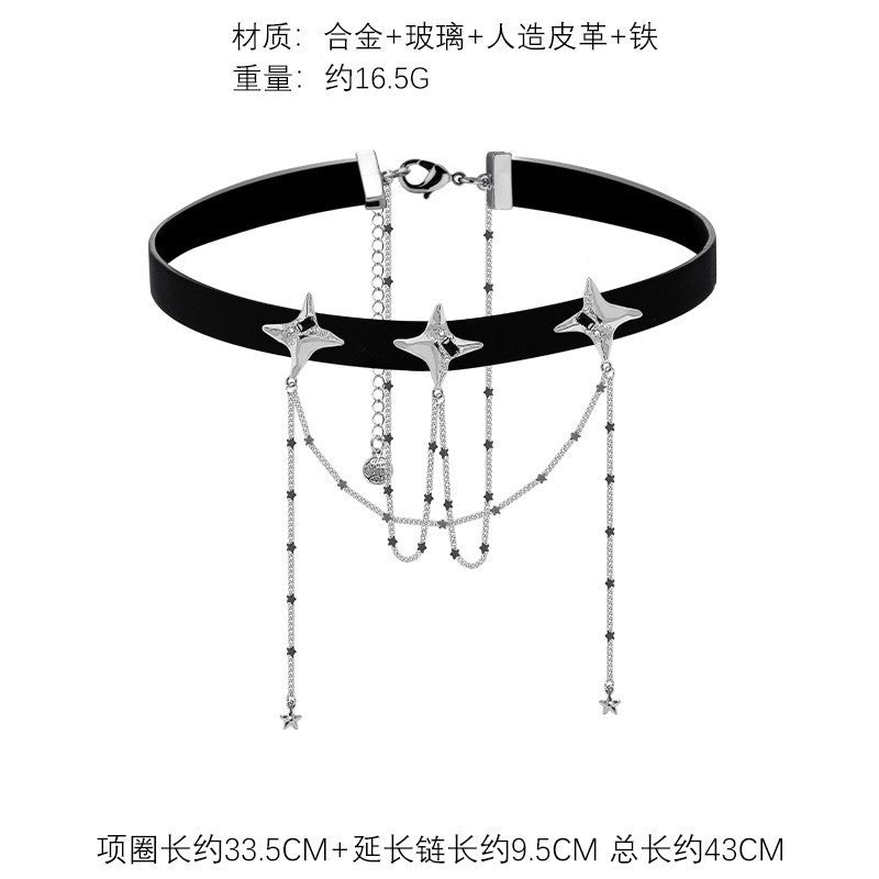 Wholesale Black Butterfly Hip Hop Hottie Personalized Pearl Necklace