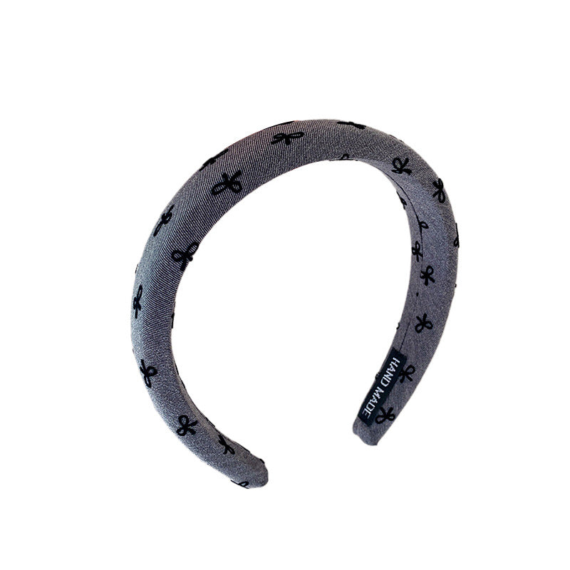 Wholesale Korean style wide-brimmed bow headband