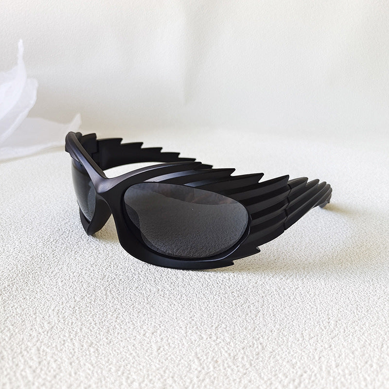 Wholesale Y2K Large Frame Cycling PC Sunglasses