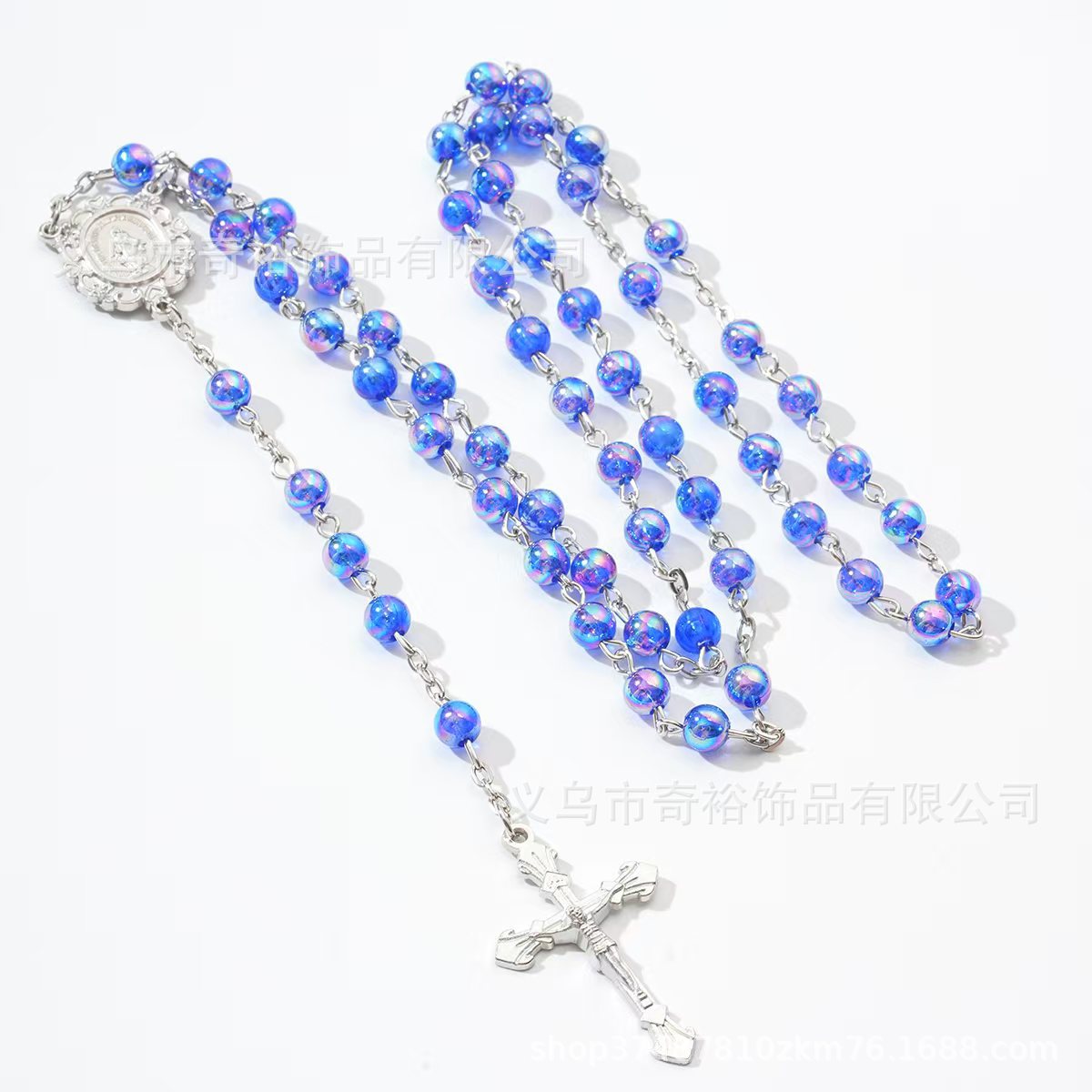 Wholesale Our Lady of the Cross Necklace Rosary Baptism Communion Necklace