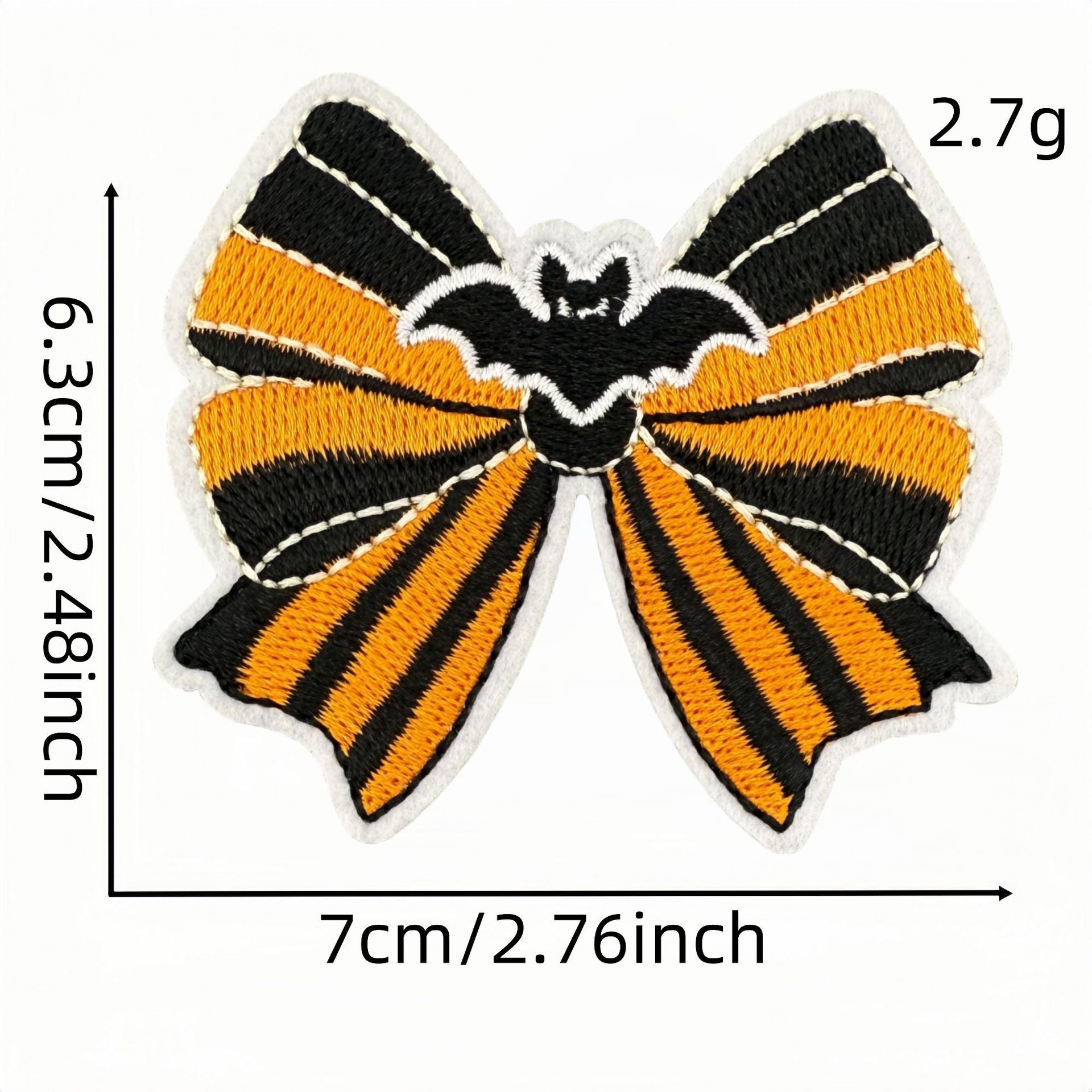 Wholesale Polyester Embroidered Bow Patch  Cartoon Design Iron On Decorative Badge For Clothing And Everyday Use