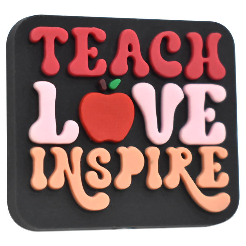 Wholesale Random 100pcs Cartoon School Loose Beads High Value  Focal Beads