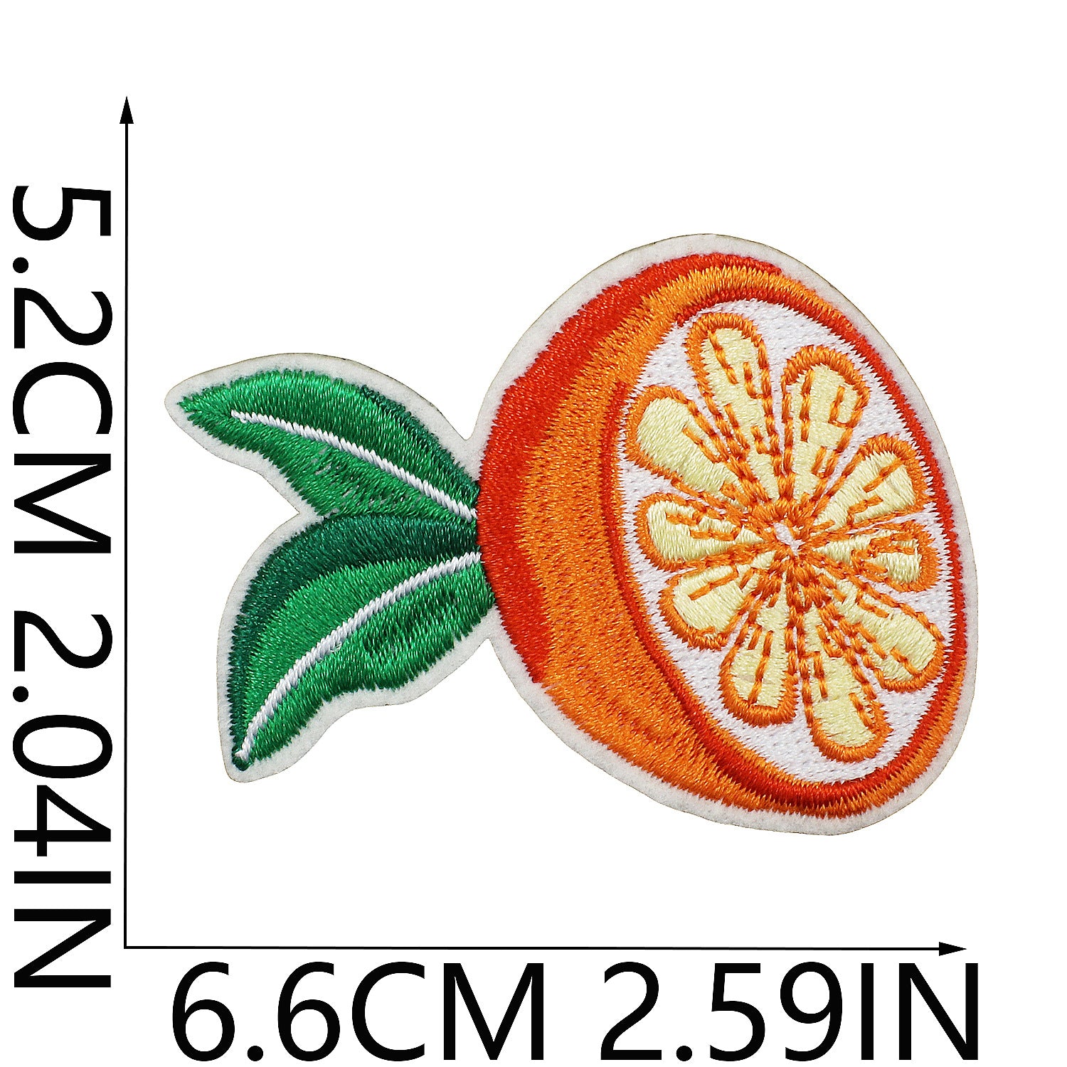 Wholesale Cartoon Orange Series Embroidery DIY Patches