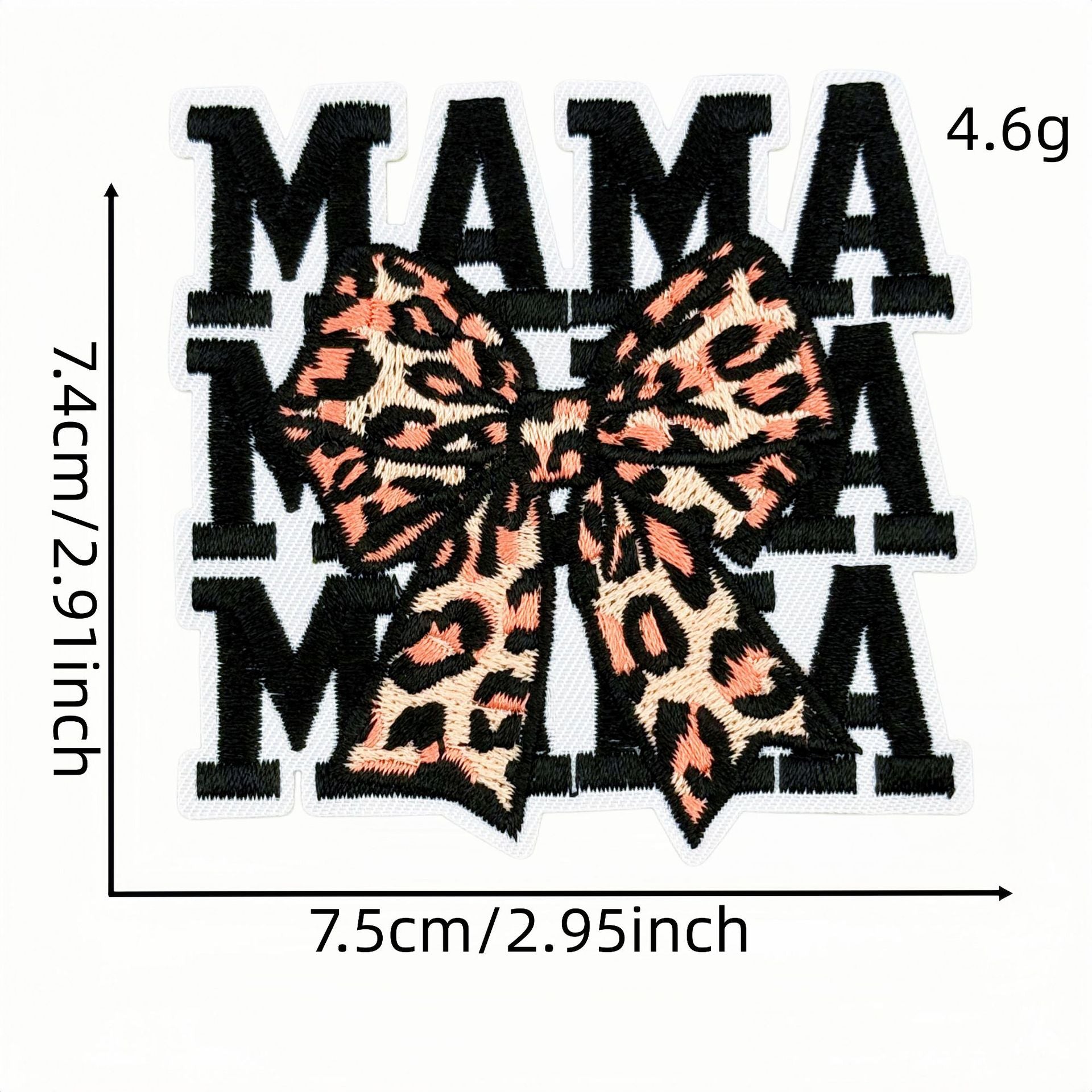Wholesale 12 Pc Trendy Plaid Leopard Lightning Embroidered Iron On Patches For Hats DIY Decorative Accessory