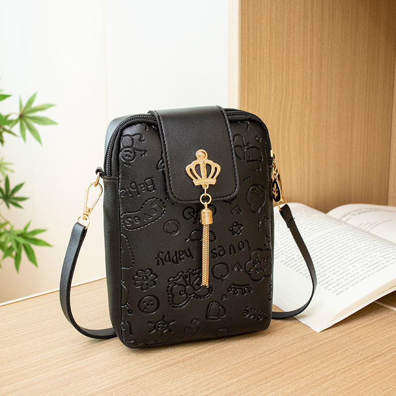 Wholesale PU Crown Crossbody Bag