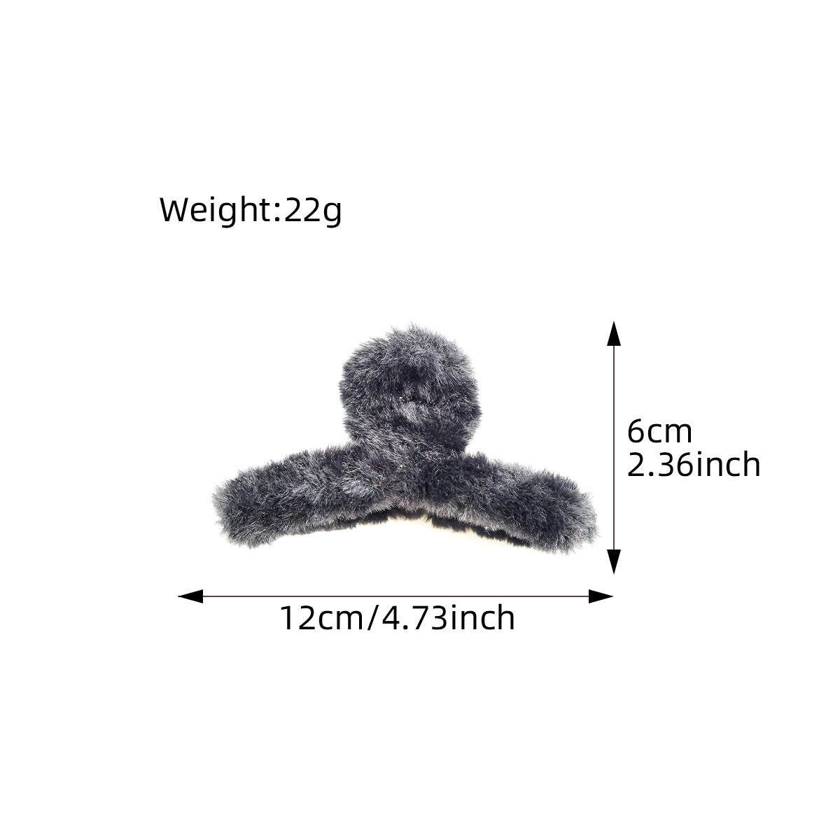 Wholesale Autumn and Winter Plush Fashion Temperament Large Hair Clips