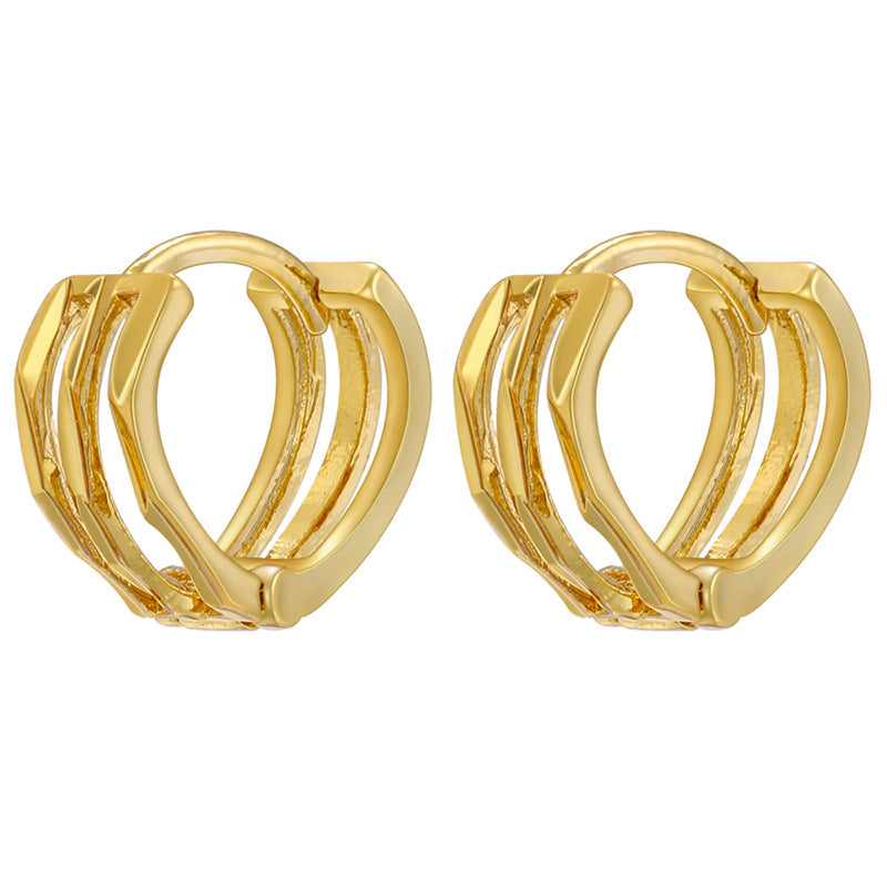Wholesale Glossy Brass  Earrings