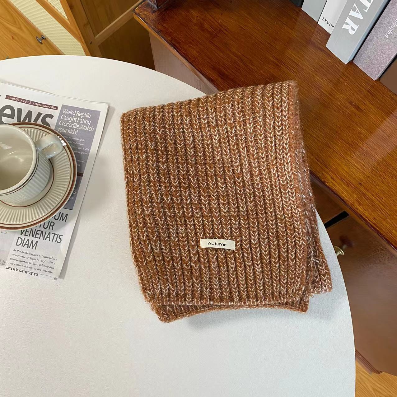 Wholesale Handmade Crocheted Vintage Knitted Warm Scarf