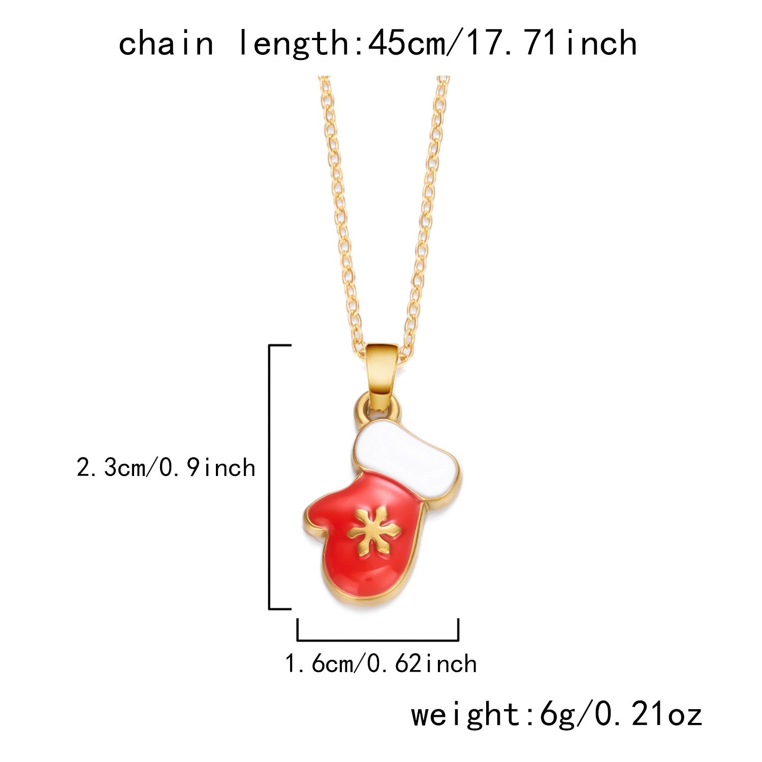 Wholesale Christmas Dopamine Colored Necklace