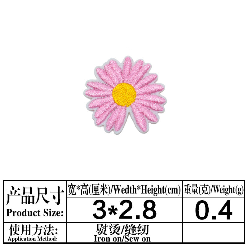 Wholesale Trendy Embroidery Patches Cloth Applique For Clothing Shoes Bags DIY Decorative Accent