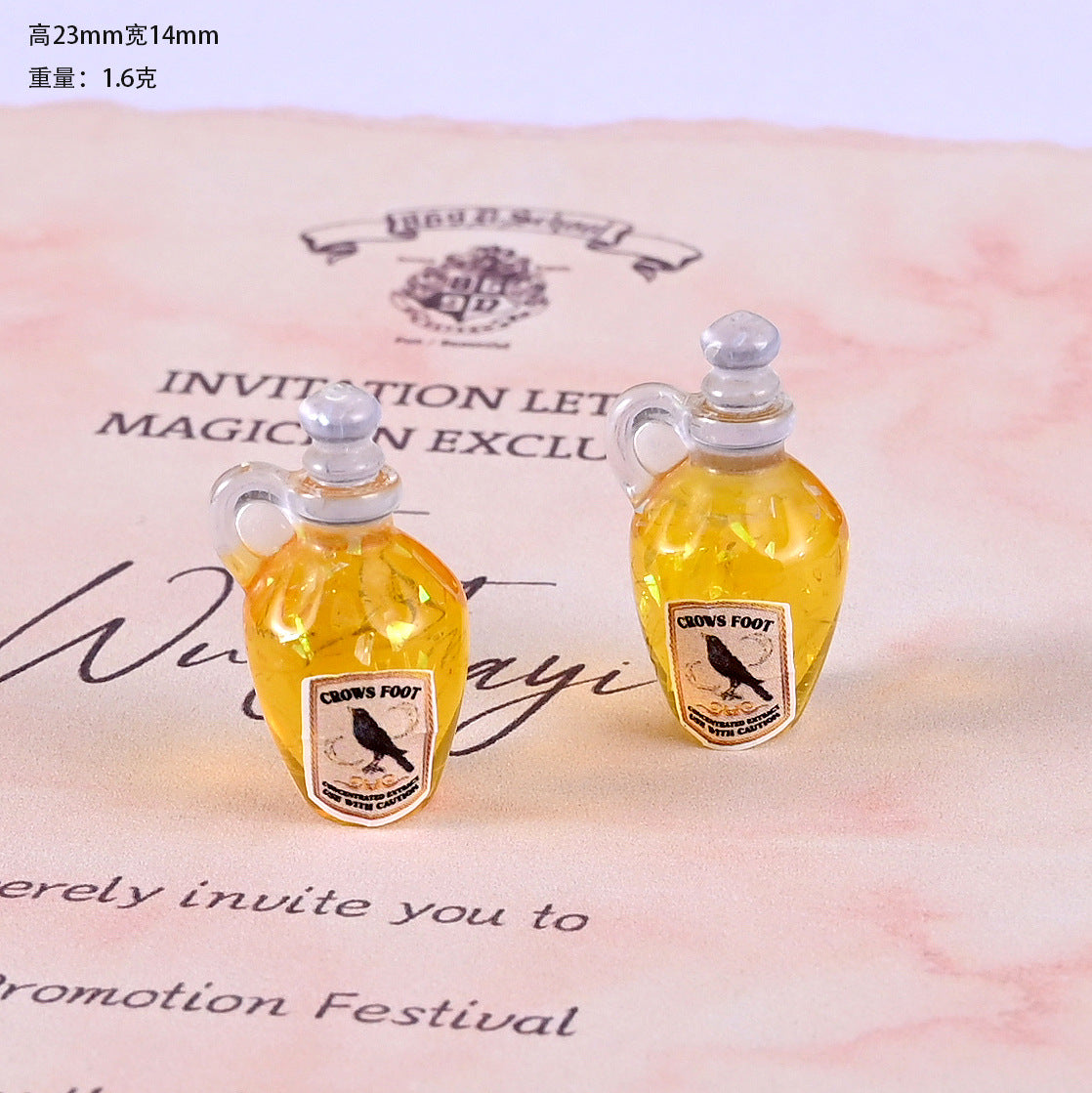 Wholesale Retro Magic Potion Bottle Miniature Resin Decor For Dollhouse 1 12 Scale Chic DIY Accessory Party Favor