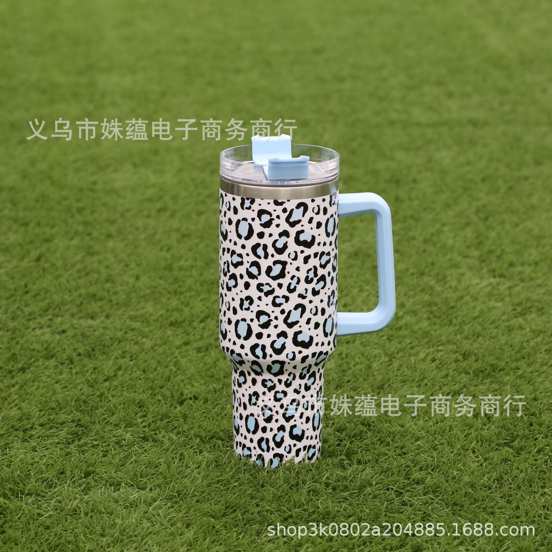 Wholesale Colorful Leopard Print 40oz First Generation Handle Ice Cup