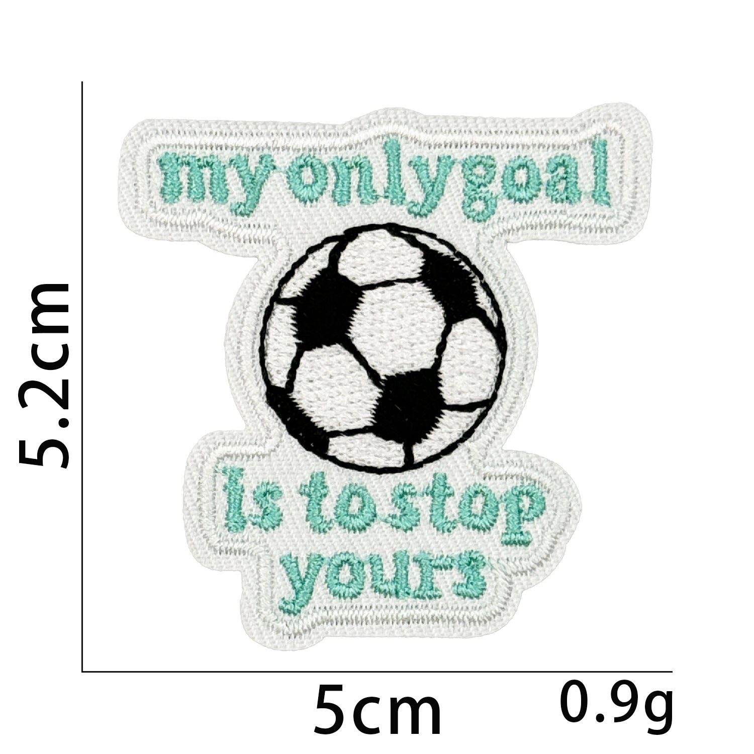 Wholesale 10pcs Sports Football  embroidered patch