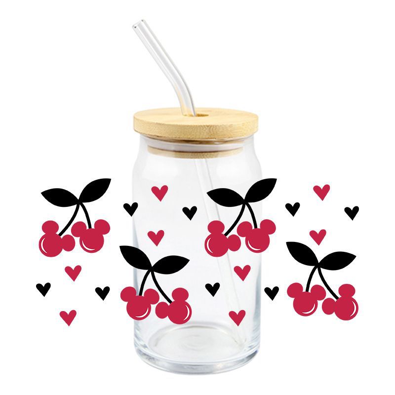 Wholesale 5pcs Cartoon Valentine' s Day  16oz Cup UV DTF Wraps OLY Exclusive