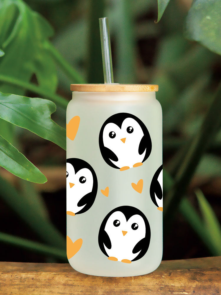 Wholesale Colorful cute marine cartoon animals 16oz Cup UV DTF Wraps