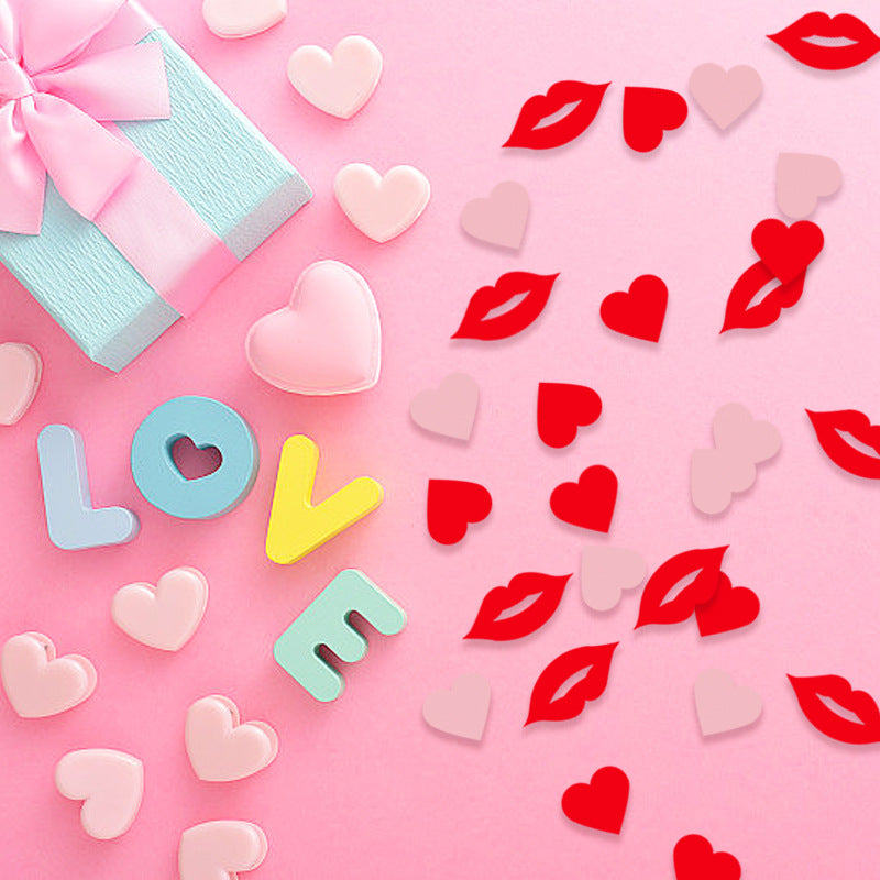 Wholesale Valentine's Day Love Lips Confetti Decoration