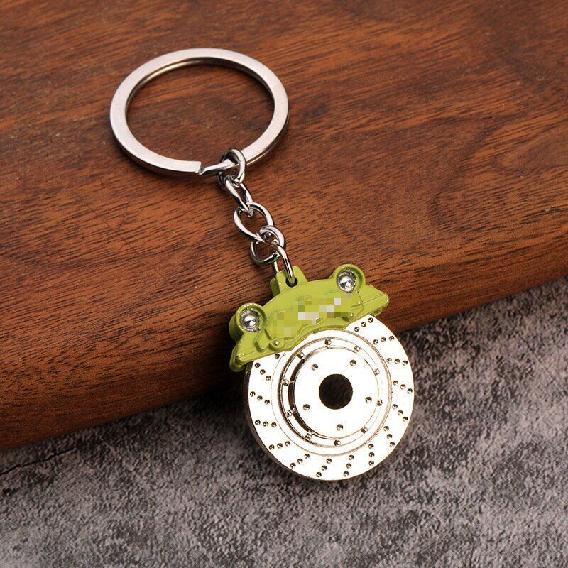 Wholesale Creative brake discs wheel hubs calipers metal keychains